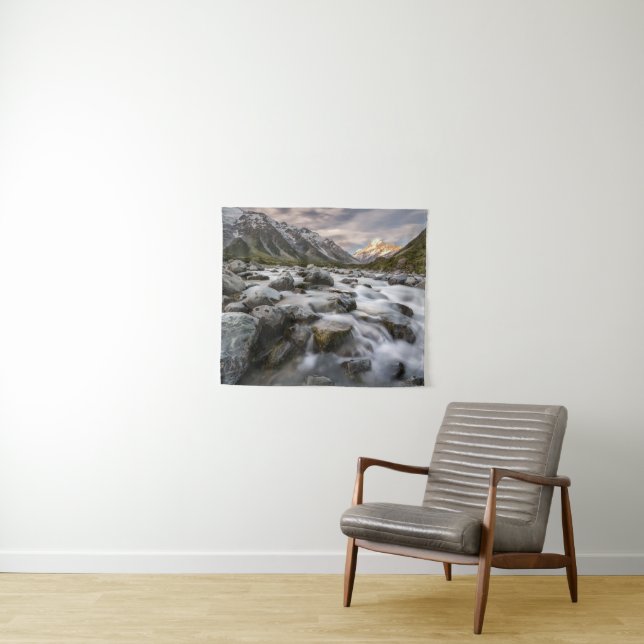 Aoraki Mt. Cook National Park | New Zealand Tapestry (In Situ (Horizontal))