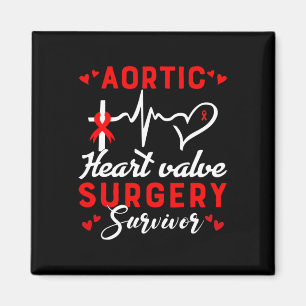 Aortic Heart Valve Surgery Survivor Heart Disease Magnet