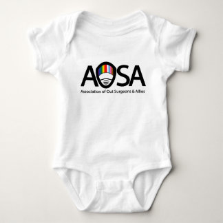 AOSA Baby One piece (front logo) Baby Bodysuit