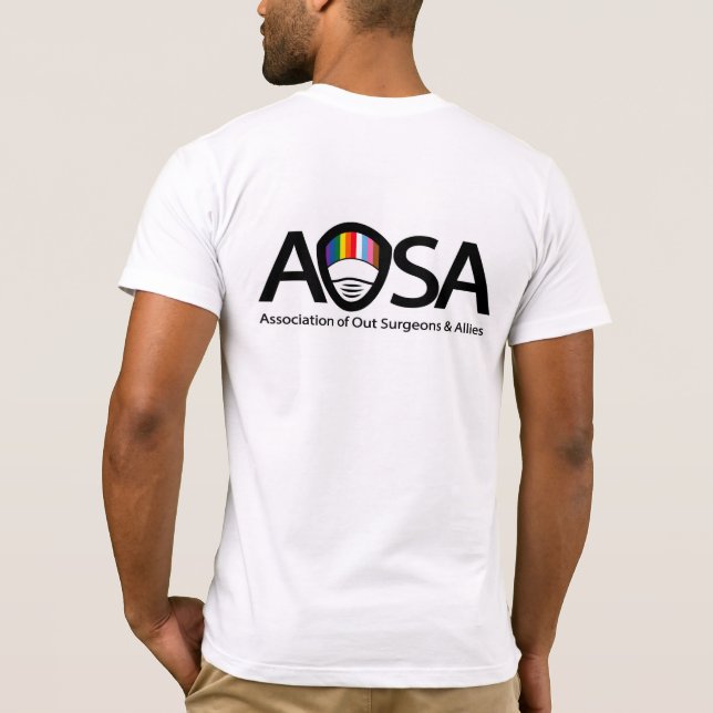 AOSA T-shirt (front and back logo) (Back)