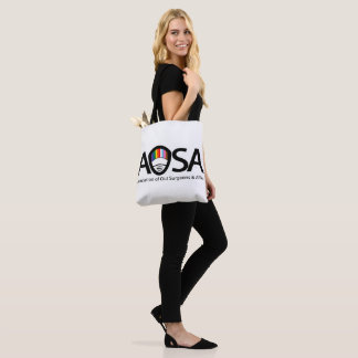 AOSA Tote (white, both side logo)