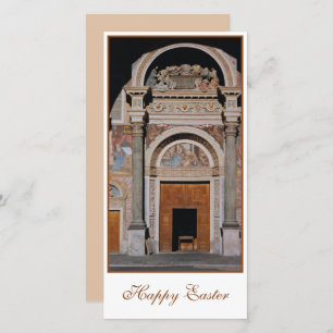 Aosta Cathedral, Italy, Easter Holiday Card