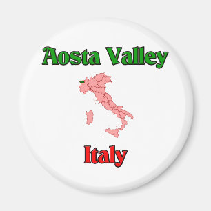 Aosta Valley Italy Magnet
