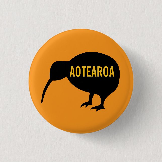 Aotearoa 3 Cm Round Badge (Front)