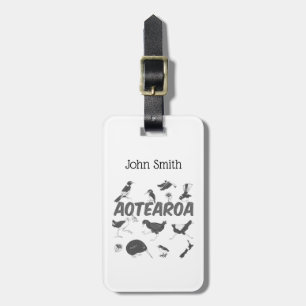 Aotearoa birds NZ Luggage Tag