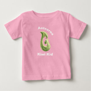 Aotearoa fish hook toddler  baby T-Shirt