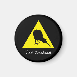 Aotearoa & Kiwi Bird, Nocturnal New Zealand travel Magnet
