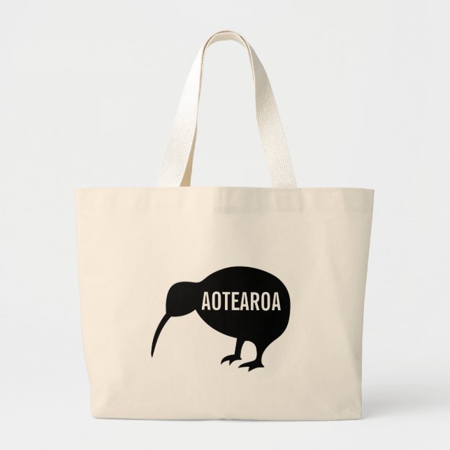 Aotearoa Large Tote Bag (Front)