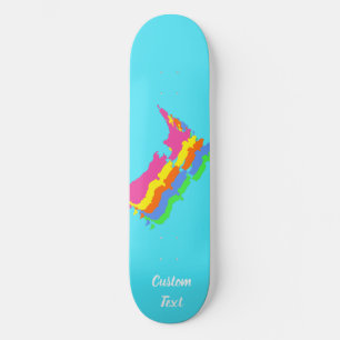 Aotearoa New Zealand Country, NZ Kiwiana, Custom Skateboard