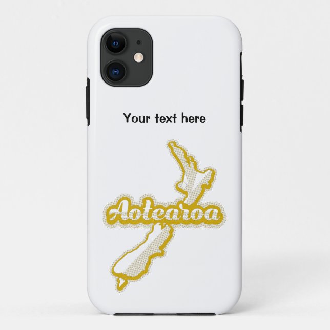 AOTEAROA NZ MAP Case-Mate iPhone CASE (Back)