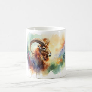 Aoudad 180624AREF120 - Watercolor Coffee Mug