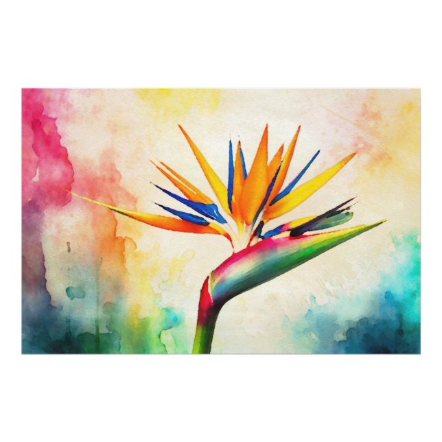 *~* AP10 Bird of Paradise Art Painting #21 Photo Print (Front)