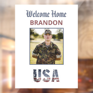 *~* AP16  WELCOME HOME Military Patriotic PHOTO