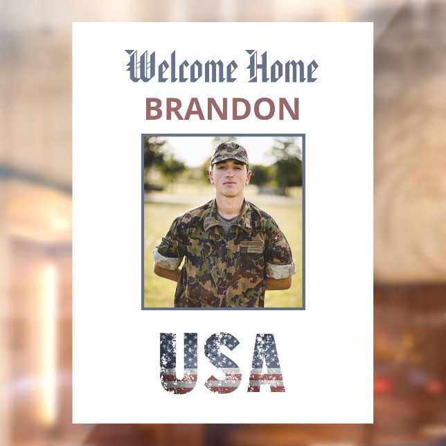 *~* AP16  WELCOME HOME Military Patriotic PHOTO (Sheet 2)