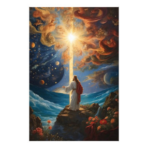 *~* AP50 Fantasy Universe Ray of Light Jesus Photo Print