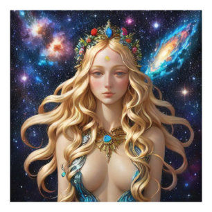 *~* AP58 Cosmic Women Fantasy Jewels Galaxy Photo Print