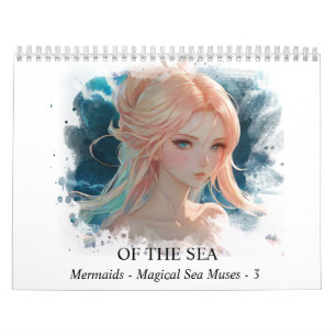 *~* AP60 Magical Mermaids Muses Sea  3 Calendar