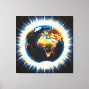 *~* AP70 Light Earth World Cosmic Love Canvas Print
