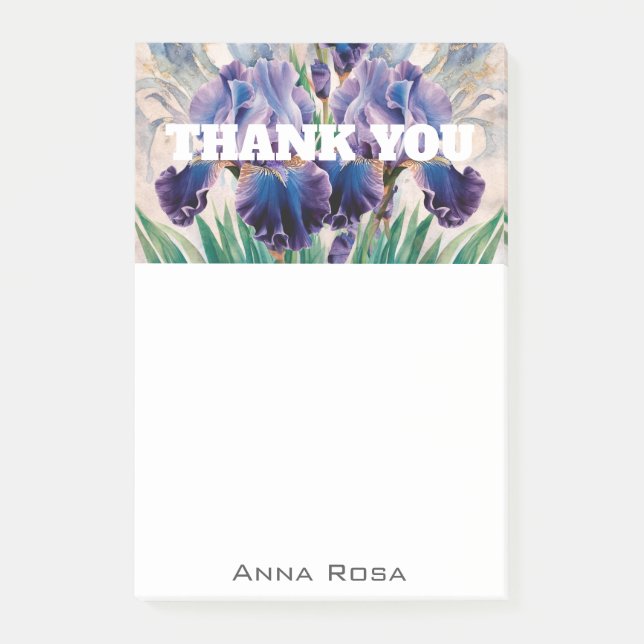 *~* AP85 Gratitude Manifestation  Iris Post-it Notes (Front)