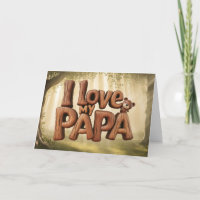 *~* AP86 I LOVE MY GPANDPA Father's Day Card
