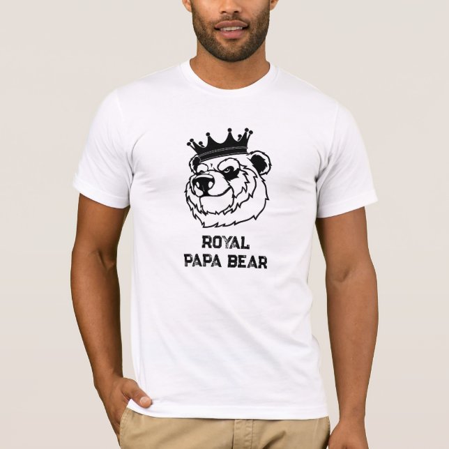 *~* AP86 ROYAL BEAR  Father's Day T-Shirt (Front)