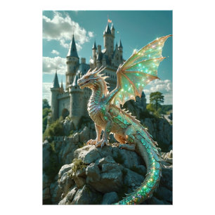 *~* AP88 Castles Fantasy  Dragon  Wall Art 24