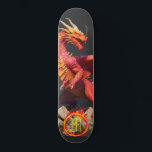 *~*  AP88 Ring of Fire Elemental Dragon Fierce Skateboard<br><div class="desc">(Search code AP88 to find similar items ) Easily Transfer to other Zazzle Products. Elemental Element DRAGON with RING of FIRE / FLAMESS and INITIAL MONOGRAM for your name - Keep or edit or delete the text. This Fierce Popular trending skateboard Chinese style custom pro Element Dragon design is definitely...</div>