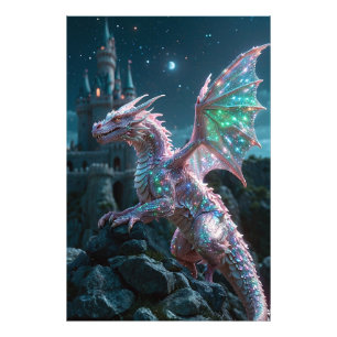 *~* AP88Fantasy  Dragon Castle Wall Artwork 20 Photo Print