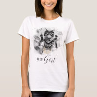 *~* AP91 Cool Cat DRUMMER Girl friend White
