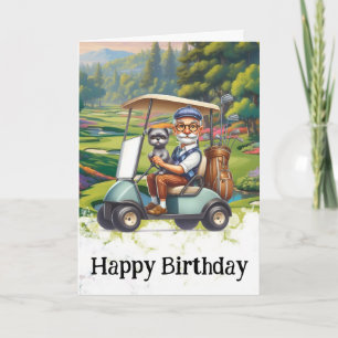 *~* AP94 Old Golfer Man Funny Humour Birthday Card