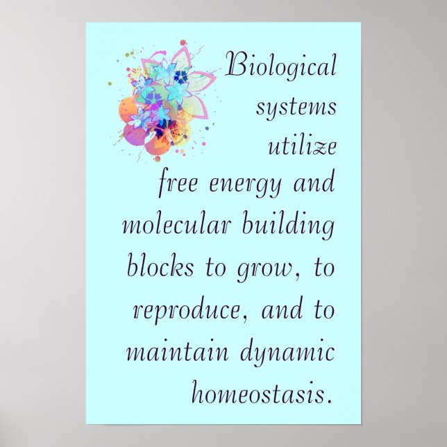 AP Biology Big Idea 2 Poster (Front)