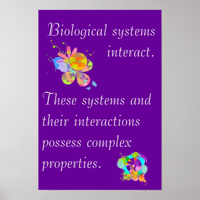 AP Biology Big Idea 4 Poster (Front)