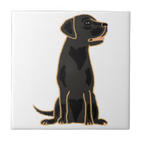 AP- Black Labrador Tile