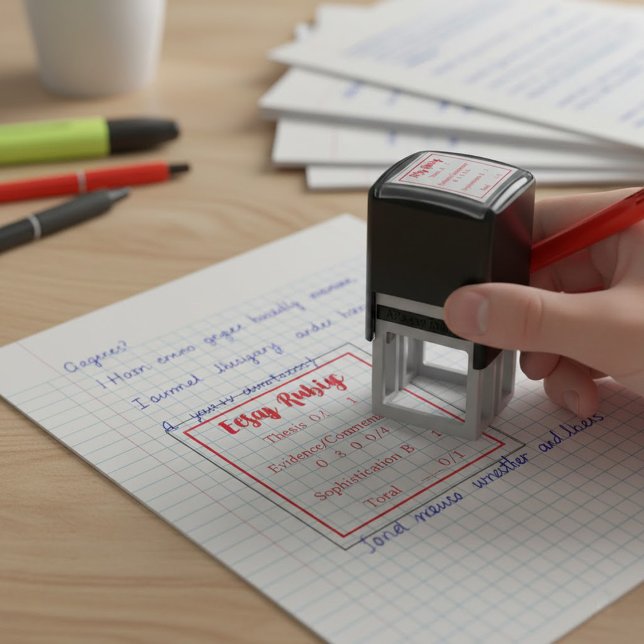 AP Essay Rubric Thesis Evidence Sophistication Self-inking Stamp (AP Essay Rubric Thesis Evidence Sophistication)