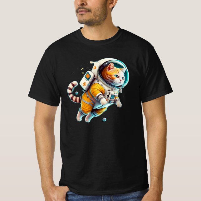 ap lang space cat - astronaut cat T-Shirt (Front)