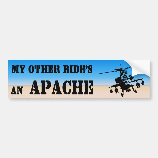 Apache3 Bumper Sticker (Front)
