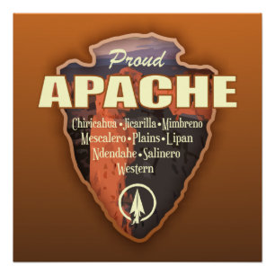 Apache (arrowhead) poster