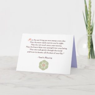 Apache Blessing Greeting Card
