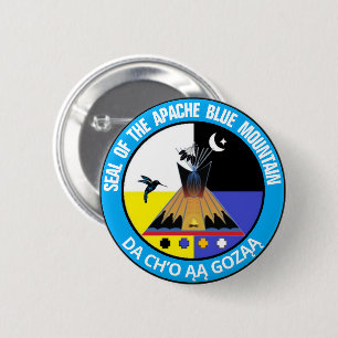 Apache Blue Mountain® 6 Cm Round Badge