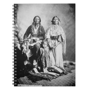 Apache Chief Antonio Maria with his family, 1897 ( Notebook