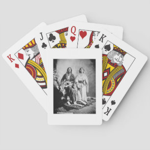 Apache Chief Antonio Maria with his family, 1897 ( Playing Cards