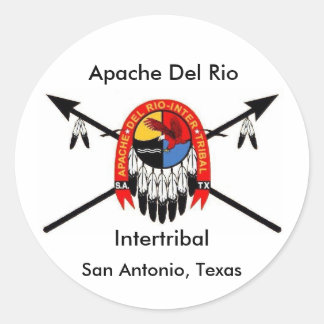 Apache Del Rio Intertribal 3" Sticker