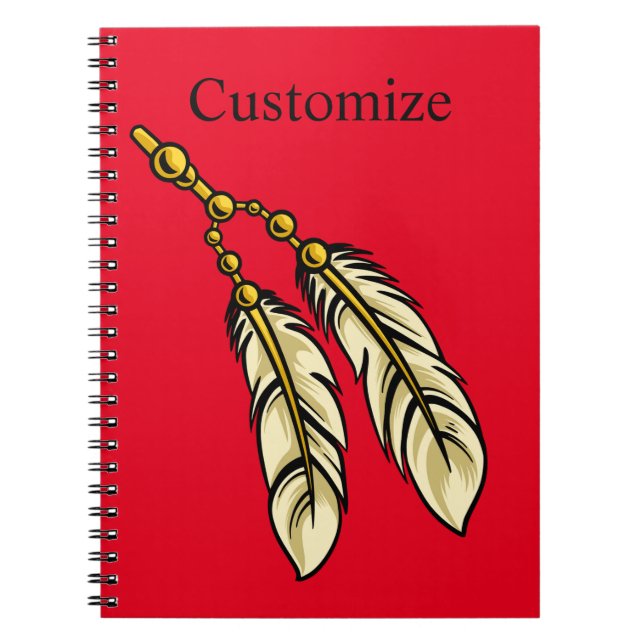 Apache Feathers Thunder_Cove Notebook (Front)