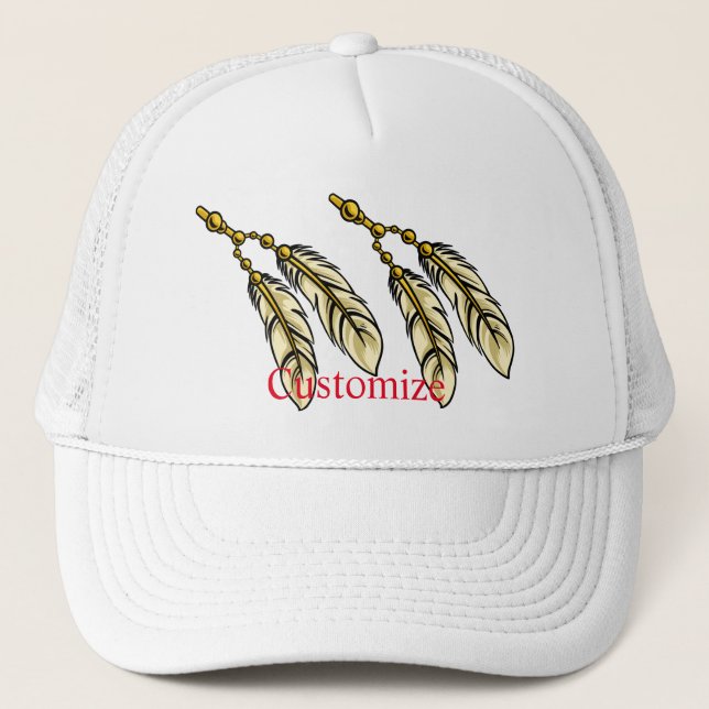 Apache Feathers Thunder_Cove  Trucker Hat (Front)