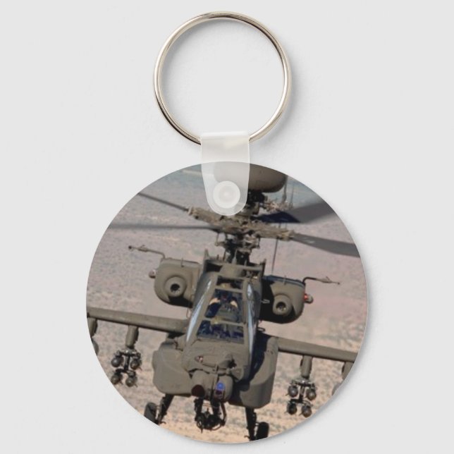 Apache Helicopter Air Wings Destiny Key Ring (Front)