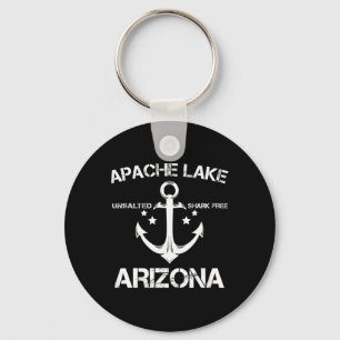 Apache Lake Arizona Funny Fishing Camping Summer G Key Ring