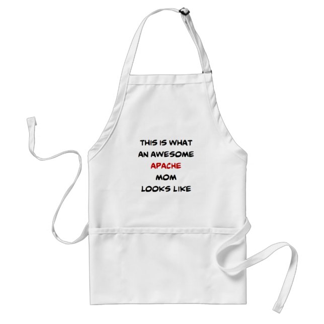 apache mom, awesome standard apron (Front)