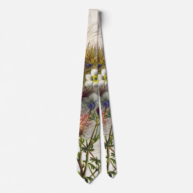 Apache Nature Drawings, Gifts Tie (Front)
