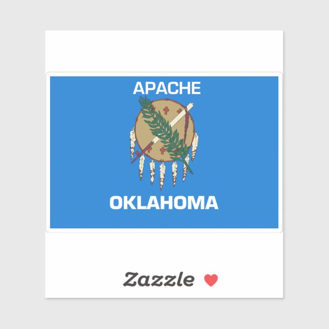 Apache Oklahoma Flag (Sheet)