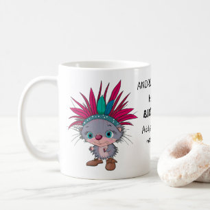 Apache porcupine custom coffee mug